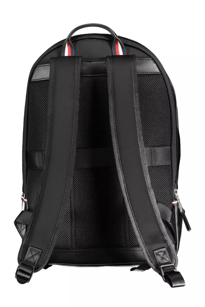 Black Polyester Backpack