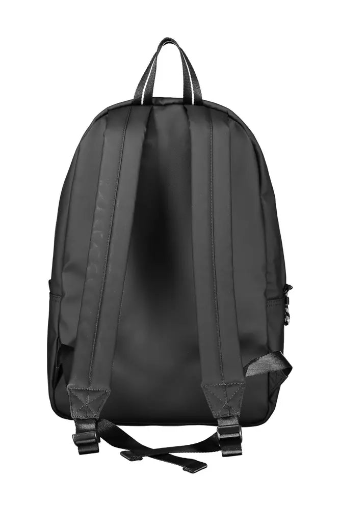 Black Polyester Backpack