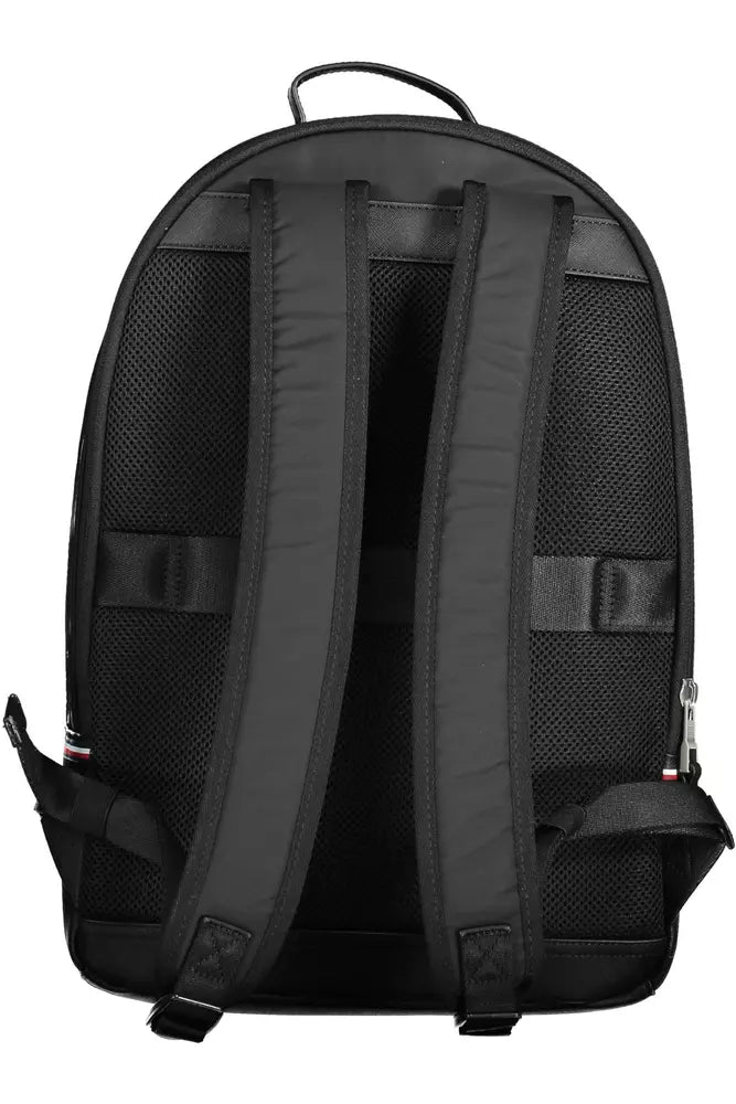 Black Polyester Backpack