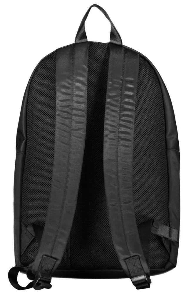 Black Polyester Backpack