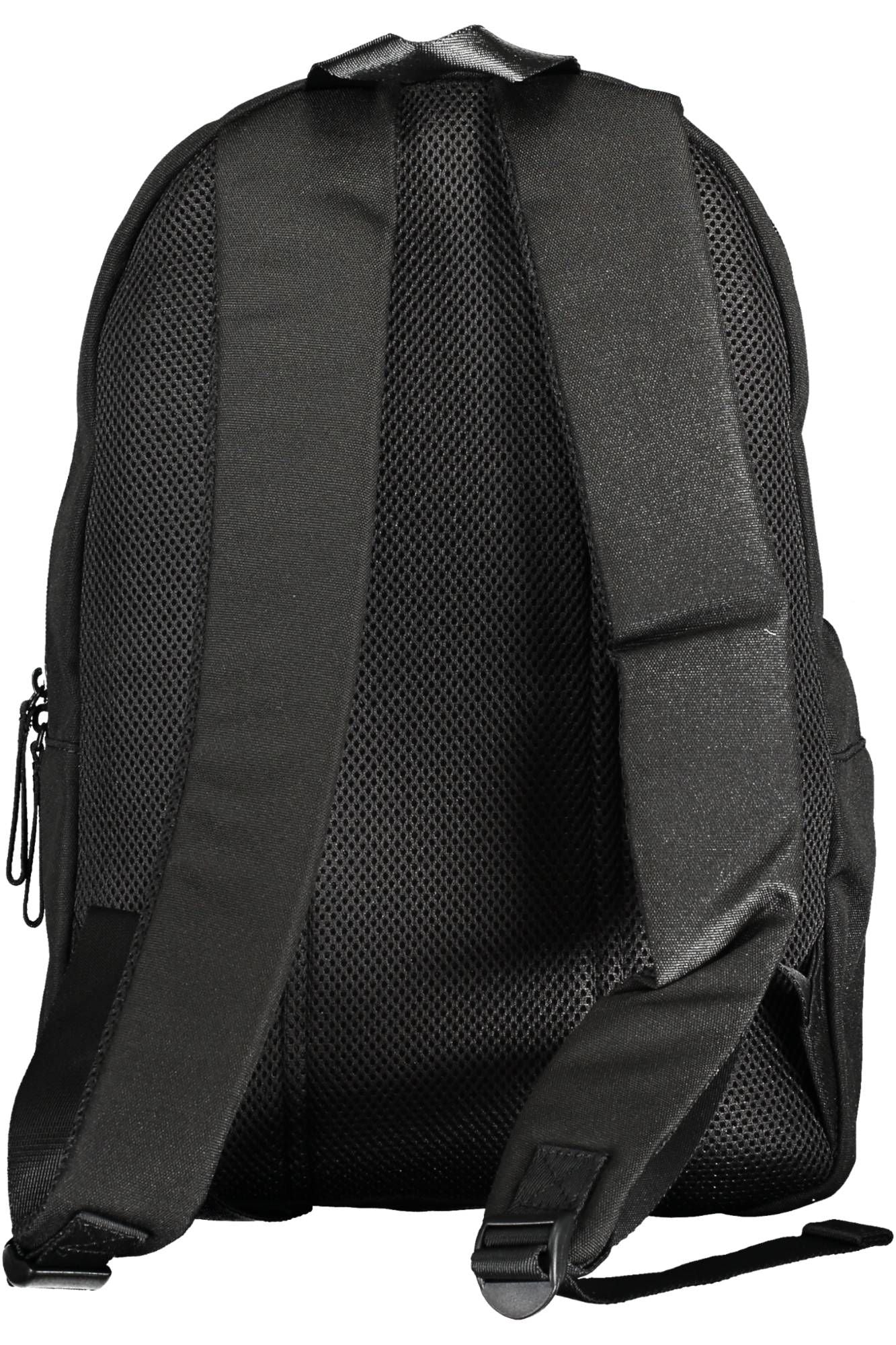 Black Polyester Backpack