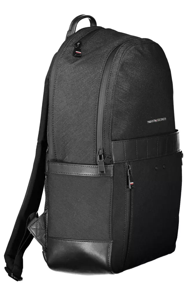 Black Nylon Backpack