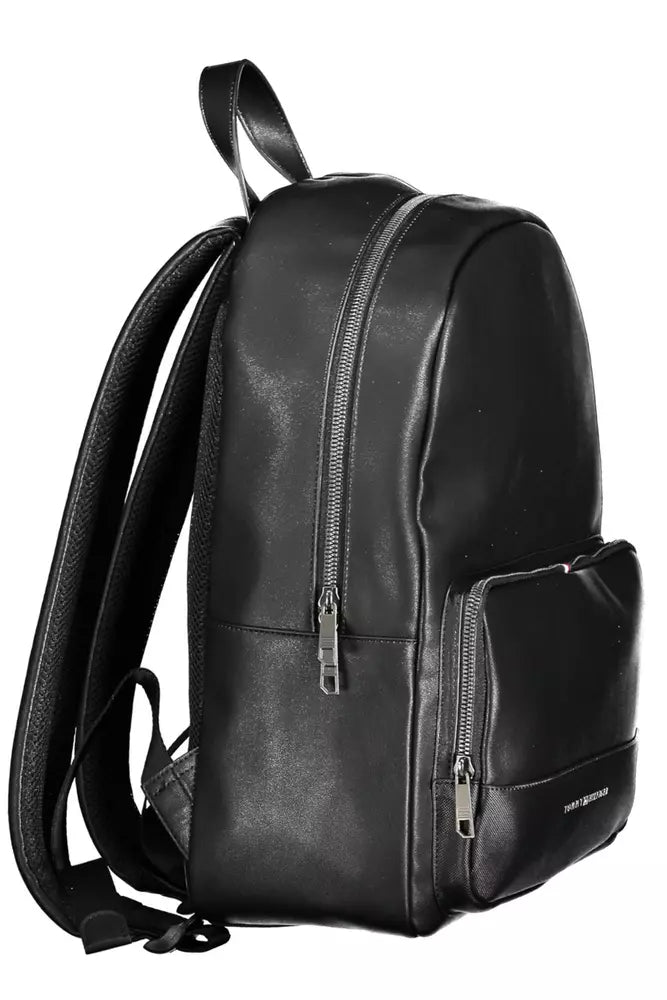 Black Polyethylene Backpack