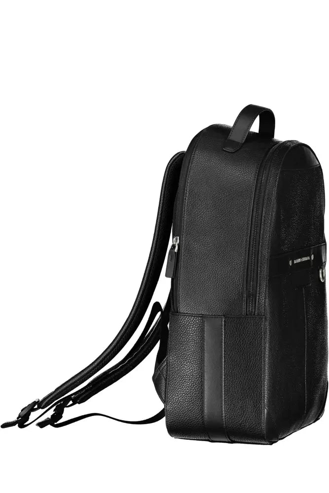 Black Polyethylene Backpack