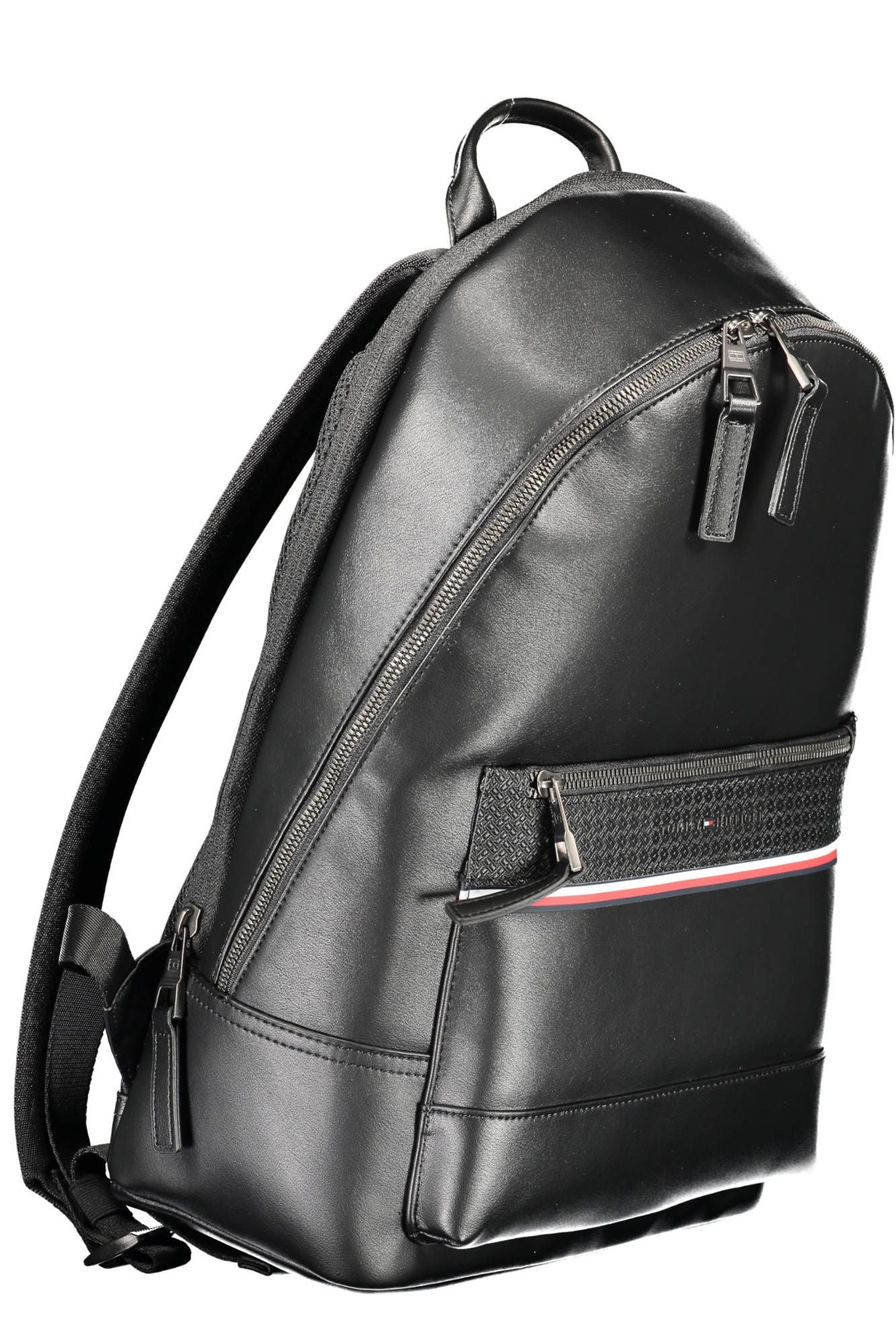 Black Polyester Backpack