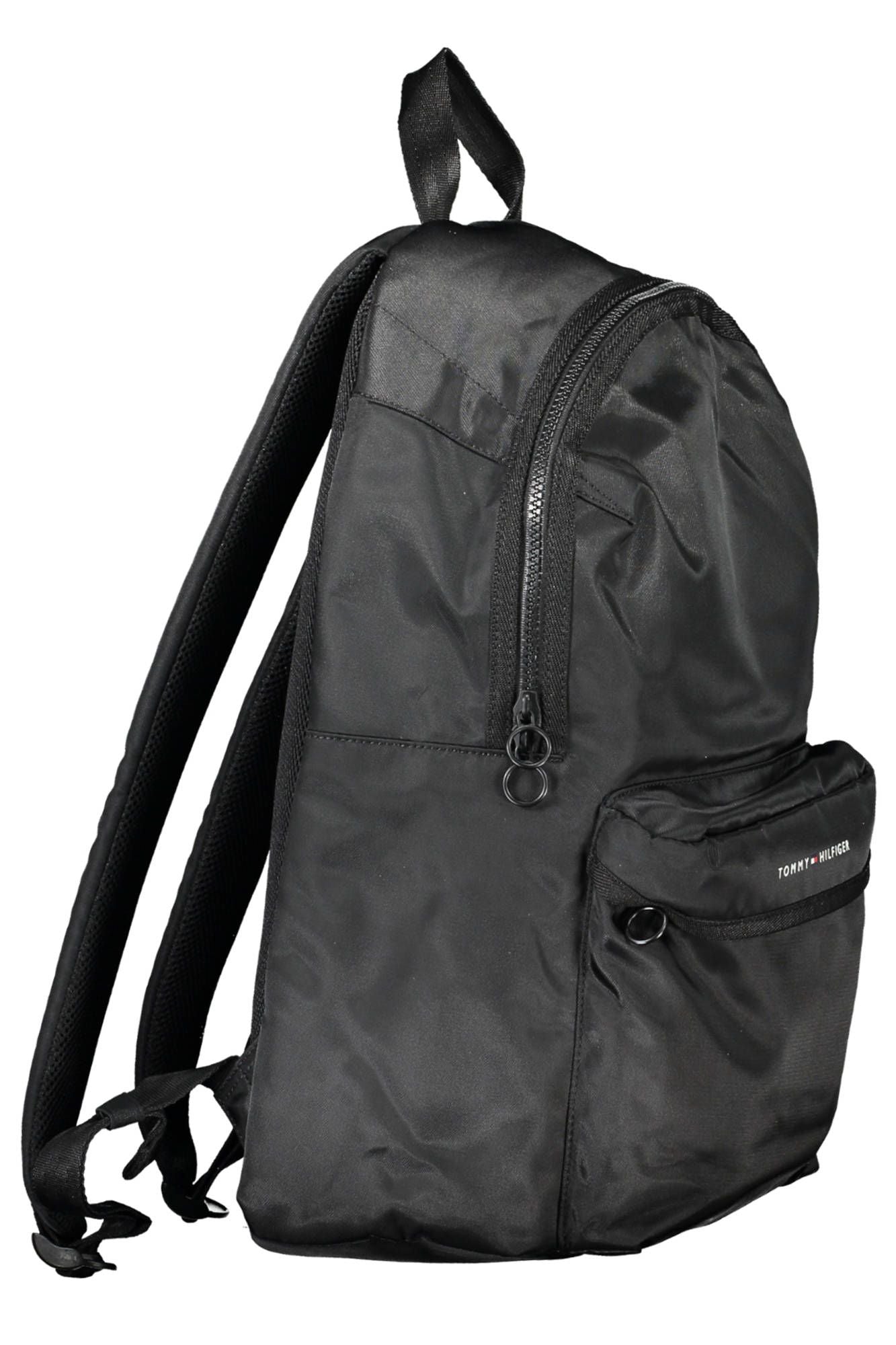 Black Polyester Backpack