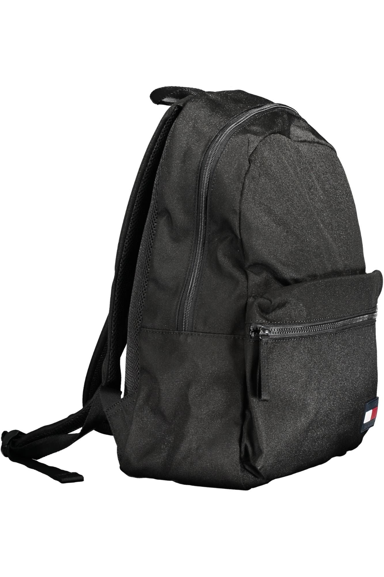 Black Polyester Backpack