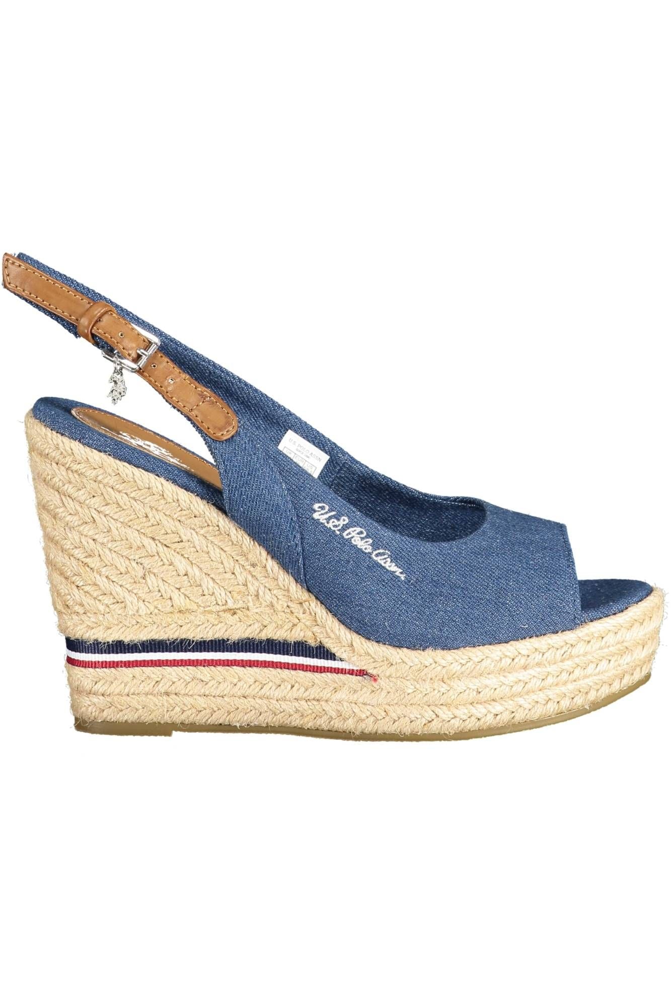 Blue Cotton Sandal