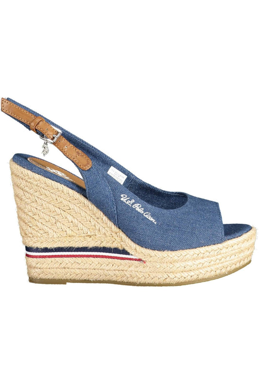 Blue Cotton Sandal