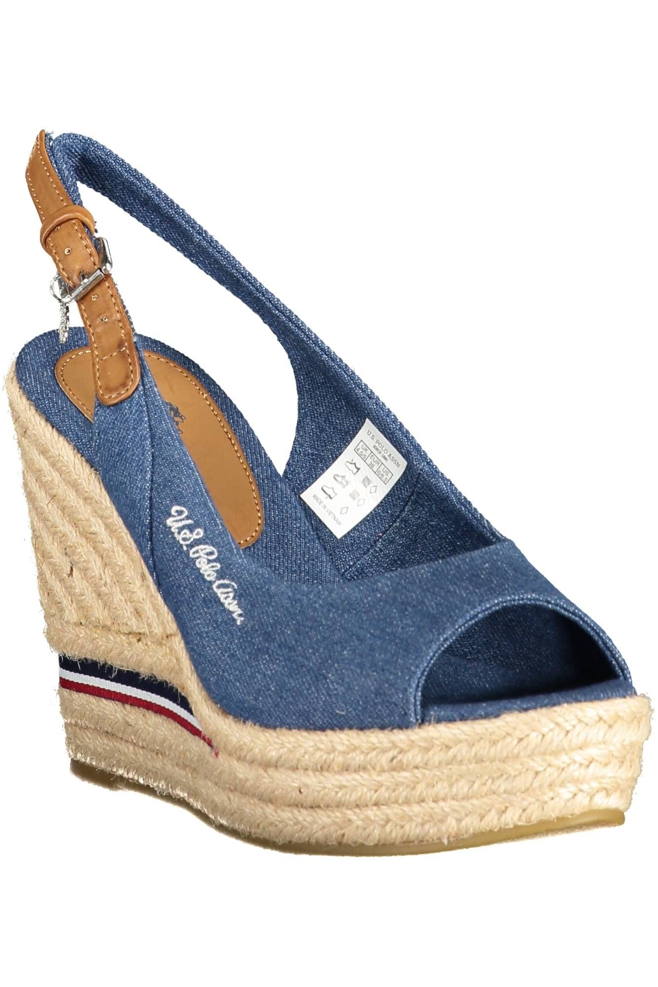 Blue Cotton Sandal