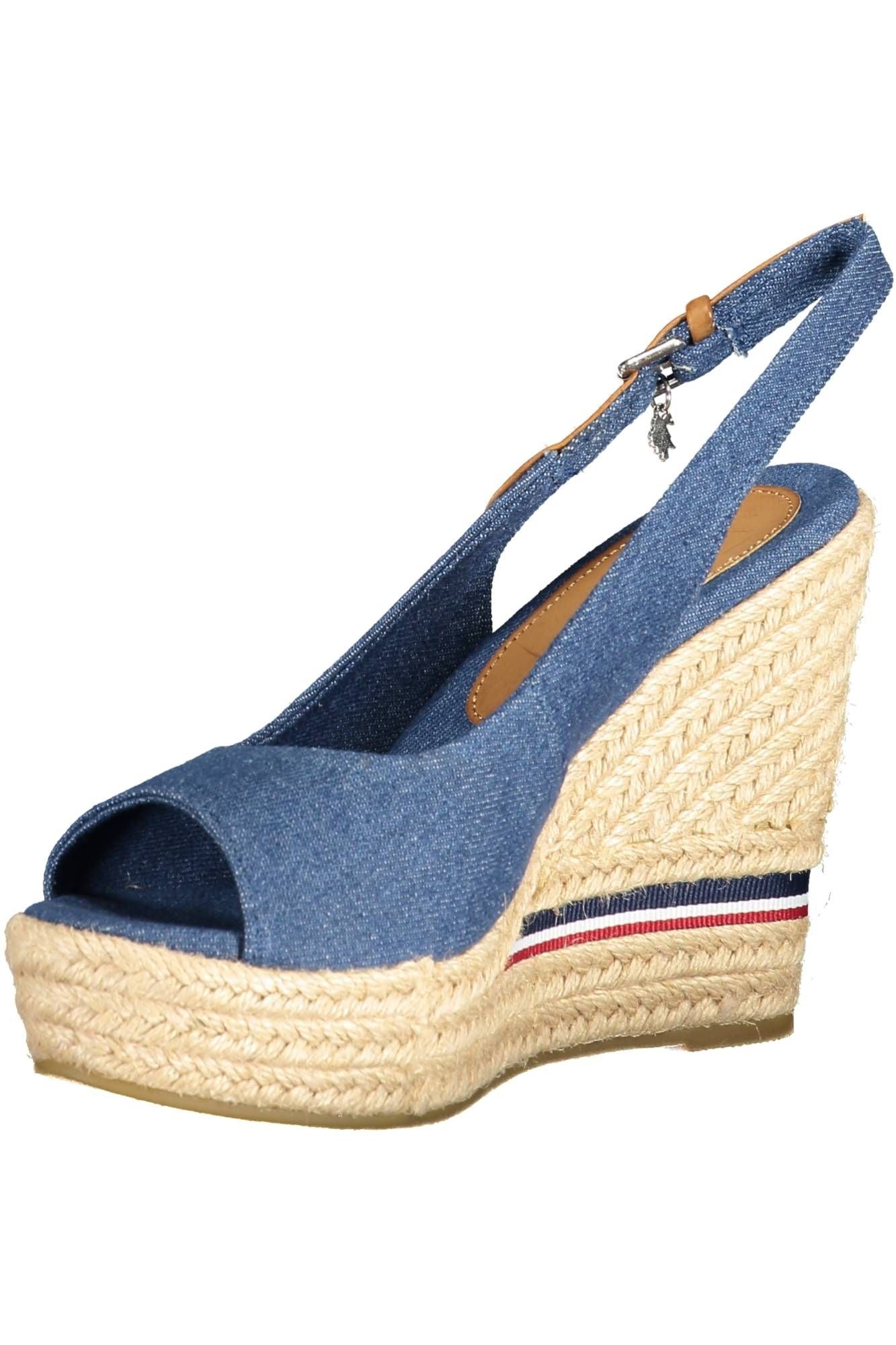 Blue Cotton Sandal