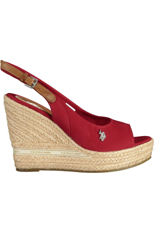 Red Cotton Sandal