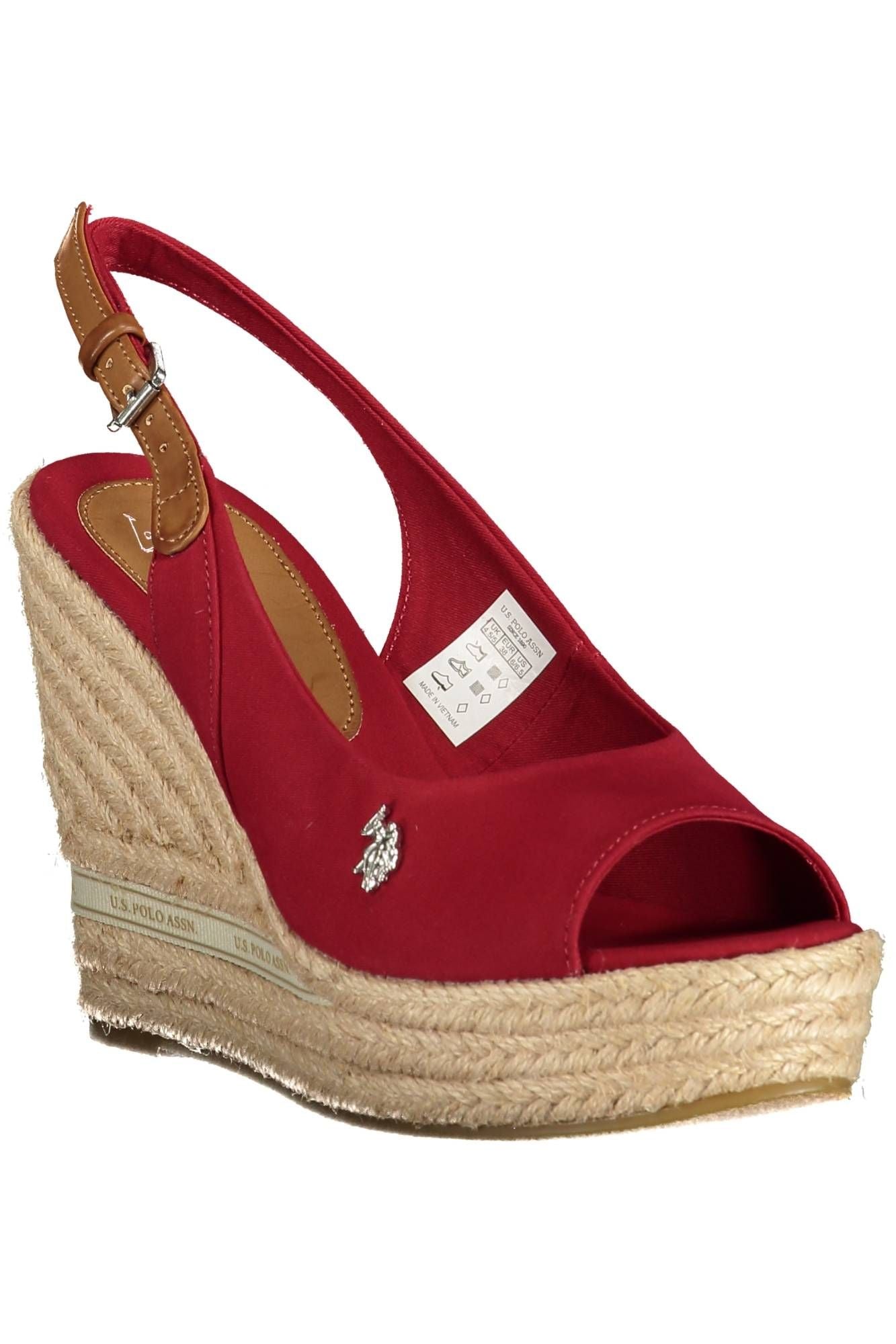 Red Cotton Sandal